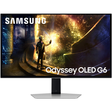 Samsung odyssey oled g6 g61sd 27 gaming monitor (zilver, 1x displayport, 2x hdmi, 2x usb-a, 240 hz)