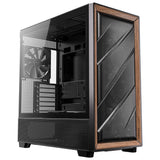Antec flux midi tower behuizing (zwart | 2x usb-a | 1x usb-c | tempered glass)