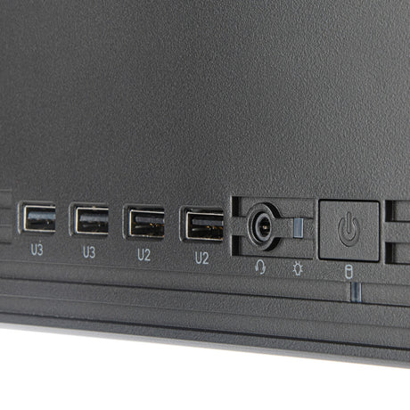 Silverstone sst-ml11b htpc behuizing (zwart | 4x usb-a)