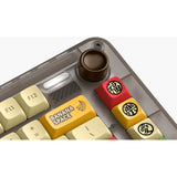 Iqunix zx75 happy ape wireless mechanical keyboard (bruin, us lay-out (qwerty), ttc holy panda, 75%, rgb leds, hot-swappable, double-shot pbt, 2.4ghz | bluetooth 5.1 | usb-c)