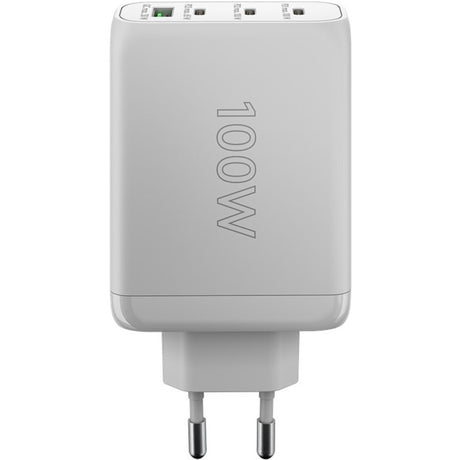 Goobay 100w gan usb-c pd multiport snellader (wit, 3x usb-c, 1x usb-a)