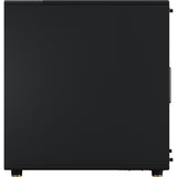 Fractal design north midi tower behuizing (zwart houtkleur | 2x usb-a | 1x usb-c | tempered glass)