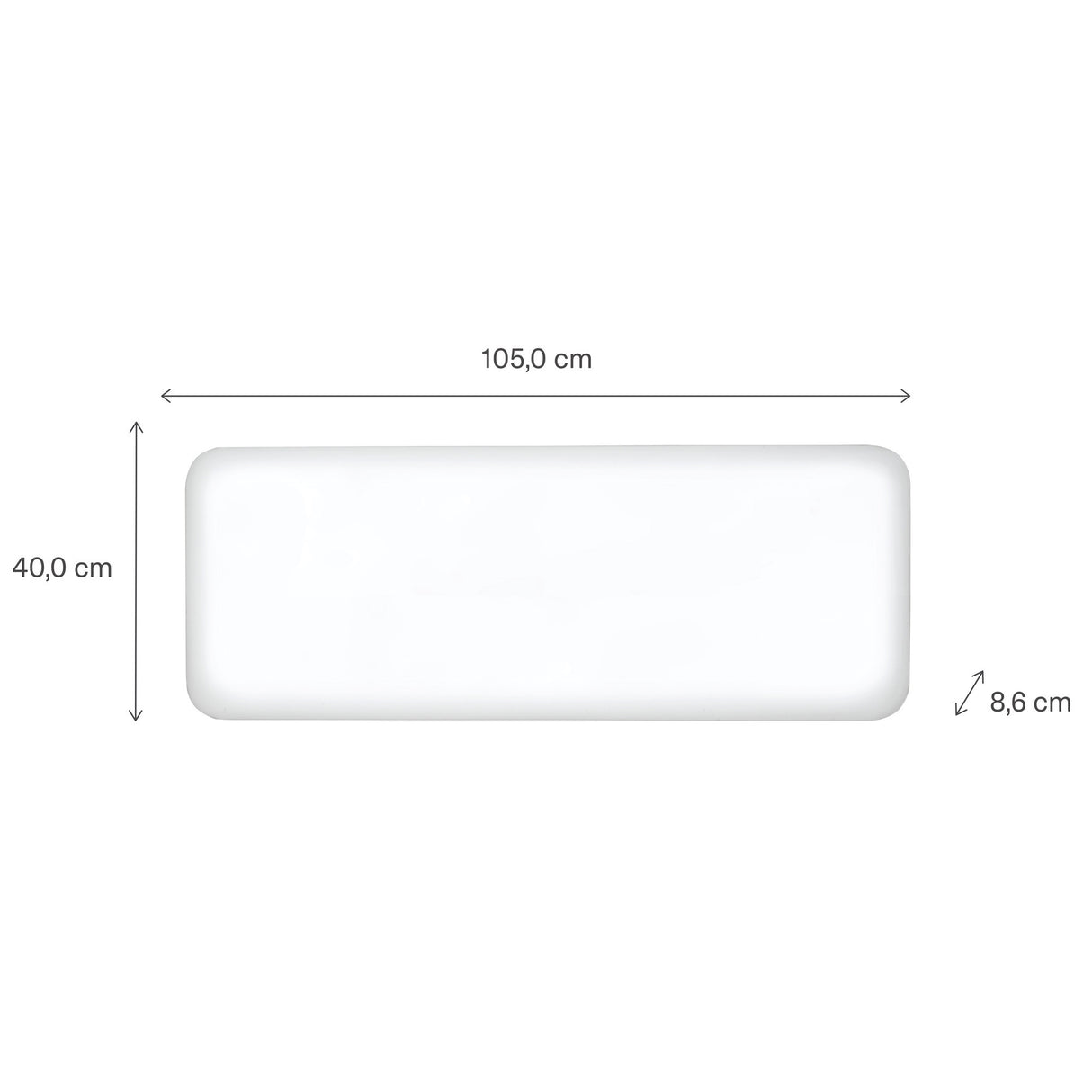 Mill steel wifi paneelverwarming pa1300wifi4, 1300 watt convector (wit, wifi 2,4 ghz (wifi 6), bluetooth 5.2, zigbee 3.0 + app)