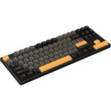 Helloganss hs87t gg01, toetsenbord (wit, us lay-out, gateron yellow, tkl, rgb leds, pbt doubleshot keycaps, hot swap, 2,4 ghz bluetooth usb-c)