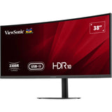 Viewsonic va3820c uwqhd+ 21:9 curved monitor met usb-c hub 38 ultrawide (zwart, 2x hdmi, 1x displayport, usb-c, usb-b )