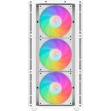 Deepcool ch560 midi tower behuizing (wit | 1x usb-a | 1x usb-c | rgb | tempered glass)