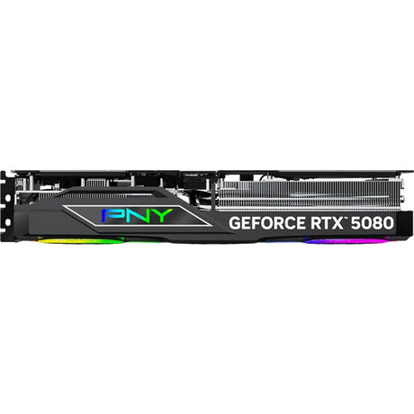 Pny geforce rtx 5080 argb oc grafische kaart (dlss 4, 3x displayport, 1x hdmi 2.1)
