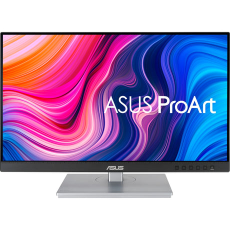 Asus proart display pa247cv 24 monitor (zwart zilver, 1x displayport, 1x hdmi, 1x usb-c, 4x usb-a)