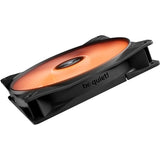 Be quiet! light wings lx pwm rgb case fan (zwart, 140 x 140 x 25 mm)