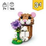 Lego creator 31376 schattige hamster met bloem