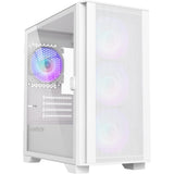 Montech air 100 argb mini tower behuizing (wit | 3x usb-a | tempered glass)