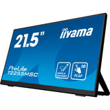 Iiyama prolite t2255msc-b1 21.5 monitor (zwart, 1x displayport, 1x hdmi, 2x usb-a)