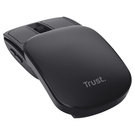 Trust zylo inschuifbare, draagbare zakmuis (zwart, 1000 - 2400 dpi)