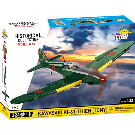 Cobi historical collection - kawasaki ki-61-i hien 'tony' constructiespeelgoed (schaal 1:32)