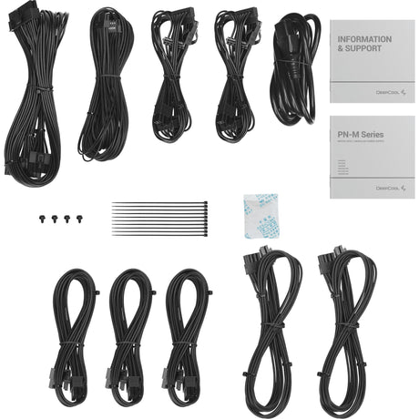 Deepcool pn850m modulaire 850 watt voeding (zwart, 3x pcie)