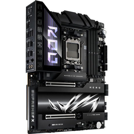 Asus rog crosshair x870e hero socket am5 moederbord (raid, 5gb-lan, 2,5gb-lan, wi-fi 7, bt, sound, atx)