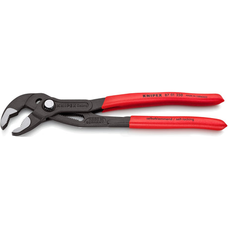 Knipex 87 01 250 waterpomptang cobra gepolijst 250mm