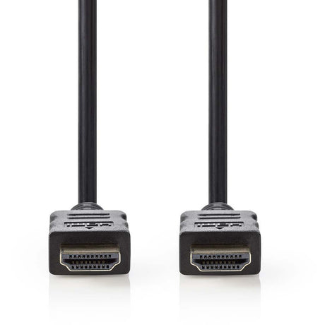 High speed hdmi-kabel met ethernet, 15 meter (zwart, 4k@30hz )