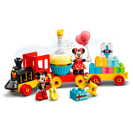 Lego duplo | disney mickey %26 minnie verjaardagstrein, bouwbaar speelgoed voor peuters 10941
