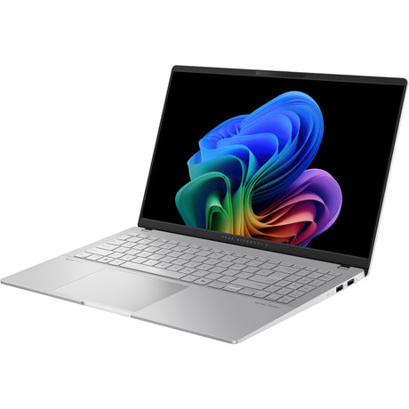 Asus vivobook s 15 oled s5507qa-ma006w 15.6 copilot+ pc 15.6 laptop (zilver | snapdragon x elite x1e-78-100 | qualcomm adreno | 16 gb | 1 tb ssd | 120 hz)