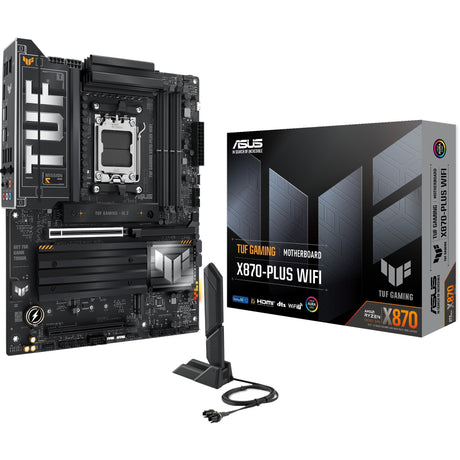 Asus tuf gaming x870-plus wifi socket am5 moederbord (raid, 2.5gb-lan, wi-fi 7, bt, sound, atx)