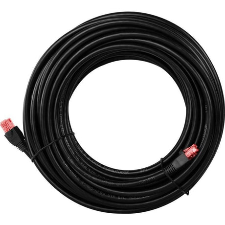 Goobay netwerkabel cat.6 u utp, outdoor (zwart, 15 meter)