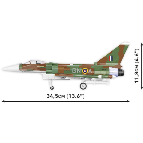 Cobi armed forces - eurofighter typhoon fgr4 gina constructiespeelgoed (schaal 1:48)
