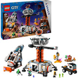 Lego city - ruimtebasis en raketlanceringsplatform constructiespeelgoed (60434)