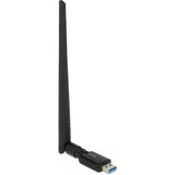 Delock usb 3.0 dualband wlan stick antenne (zwart)