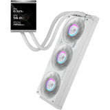 Asus rog strix lc iv 360 argb lcd waterkoeling (wit, 4-pin pwm)