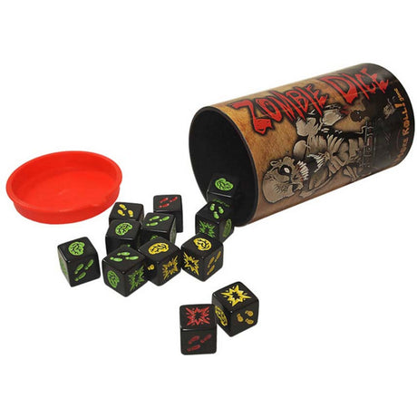Steve jackson games zombie dice dobbelspel (engels, 2 - 8 spelers, 10 - 20 minuten, vanaf 10 jaar)