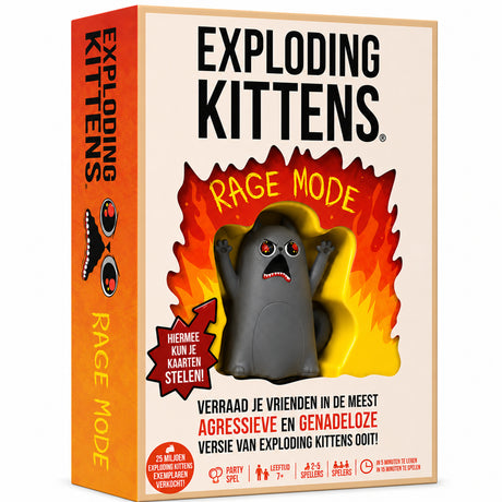 Asmodee exploding kittens - rage mode - kaartspel nl