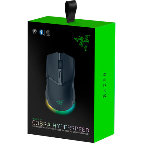 Razer cobra hyperspeed gaming muis (zwart, 26.000 dpi, rgb, 2.4 ghz bluetooth usb)