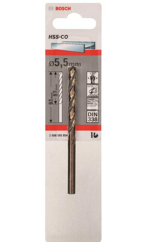 Bosch metaalboor hss-co 7,0 69mm 1szt in