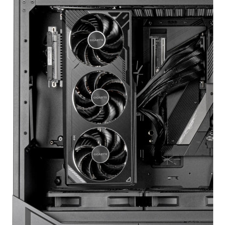 Silverstone alta f2 big tower behuizing (zwart | 4x usb-a | 1x usb-c | tempered glass)