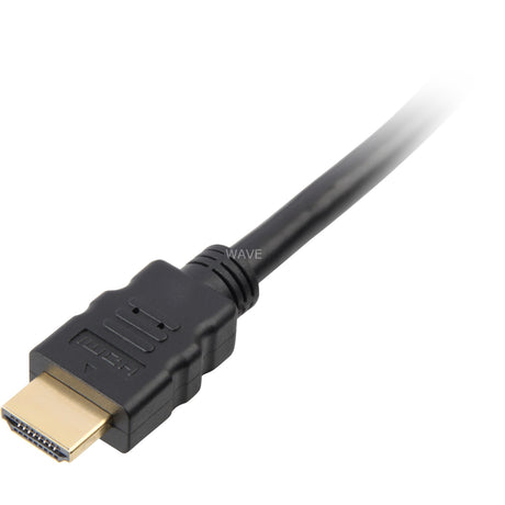 Sharkoon hdmi > dvi-d (24+1) kabel (zwart, 1 meter)