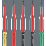 Wera kraftform kompakt vde 16 torque extra slim 1 tool finder schroevendraaier (rood geel, 16‑delig)