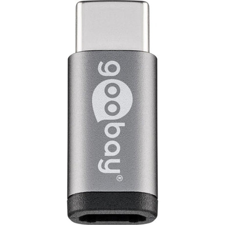 Goobay usb-c > usb micro-b 2.0 adapter (grijs)
