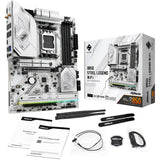 Asrock b850 steel legend wifi socket am5 moederbord (raid, 2.5 gb-lan, wi-fi 7, bt, sound, atx)