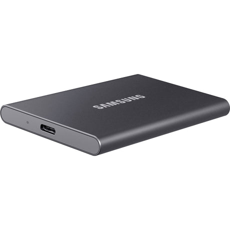Samsung portable t7 2 tb externe ssd (grijs, mu-pc2t0t ww, usb-a 3.2 (10 gbit s))