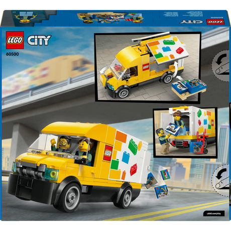 Lego ® city: de bestelwagen - bouw- en speelset voor autofans vanaf 6 jaar - met 2 minifiguren - 60500