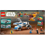 Lego star wars - new republic e-wing vs. shin hati's starfighter constructiespeelgoed (75364)