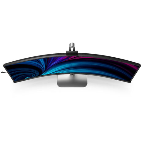 Philips 49b2u6900ch 48.8 curved ultrawide monitor (donkergrijs zilver, 1x displayport, 2x hdmi, 3x usb-c, 4x usb-a, 1x rj-45, webcam)