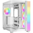 Be quiet! light base 600 lx midi tower behuizing (wit | 2x usb-a | 1x usb-c | rgb | tempered glass)