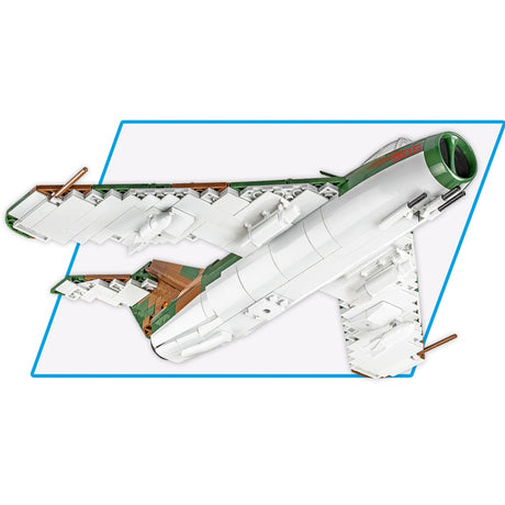 Cobi historical collection - lim-5 ( mig-17f ) east germany air force constructiespeelgoed (schaal 1:32)