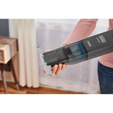 Black+decker hlvc320j11-qw 12v 2.0ah slim handvac kruimeldief handstofzuiger (zwart, incl. jack-plug lader)