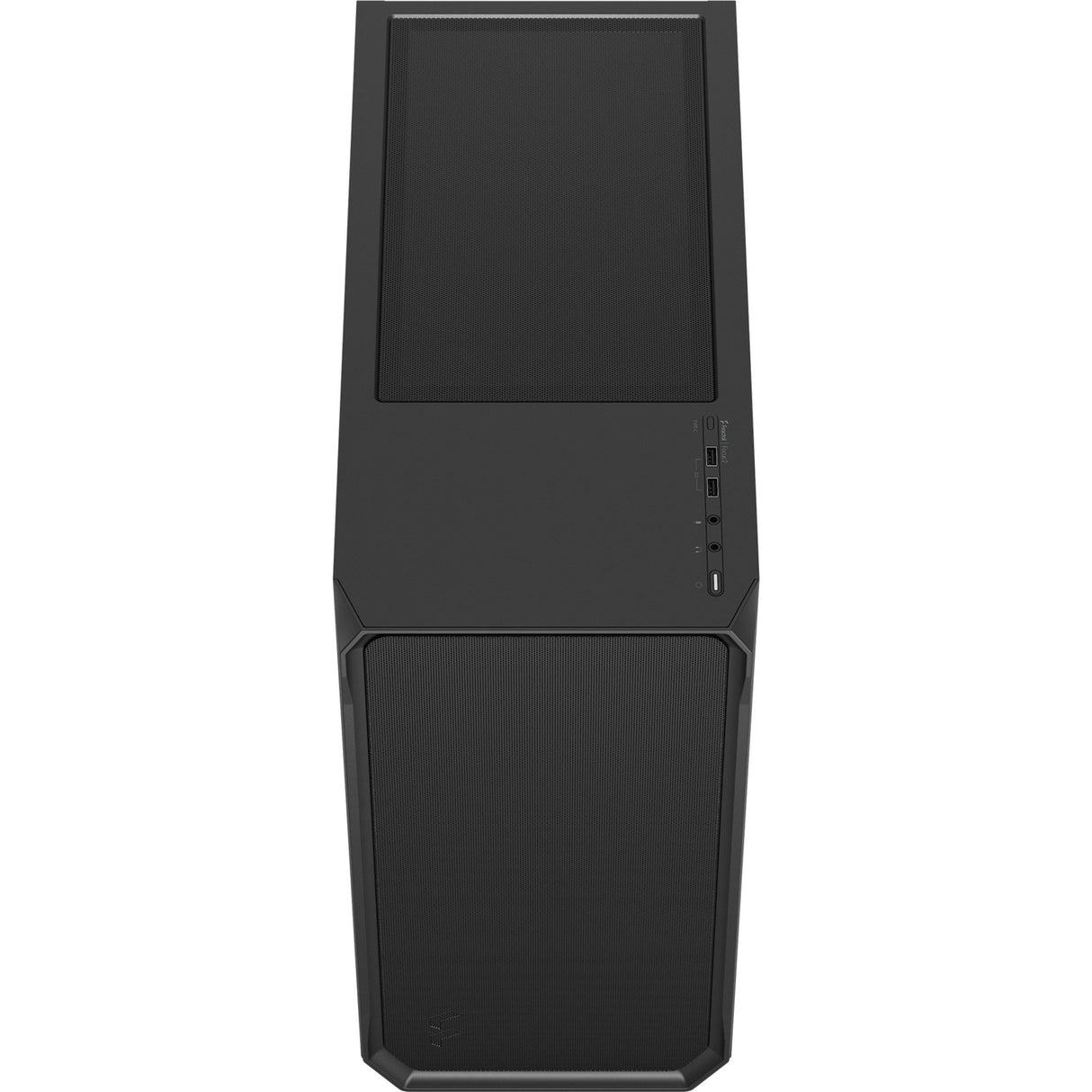 Fractal design focus 2 black solid midi tower behuizing (zwart | 2x usb-a)