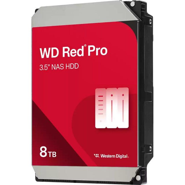 Wd red pro 8 tb harde schijf (8006ffbx, sata 600, 24 7, af)