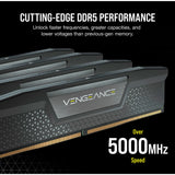 Corsair vengeance 32 gb ddr5-6400 (2x 16 gb) werkgeheugen (zwart, cmk32gx5m2b6400c32, xmp)