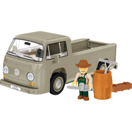 Cobi volkswagen t2a pickup truck constructiespeelgoed (schaal 1:35)